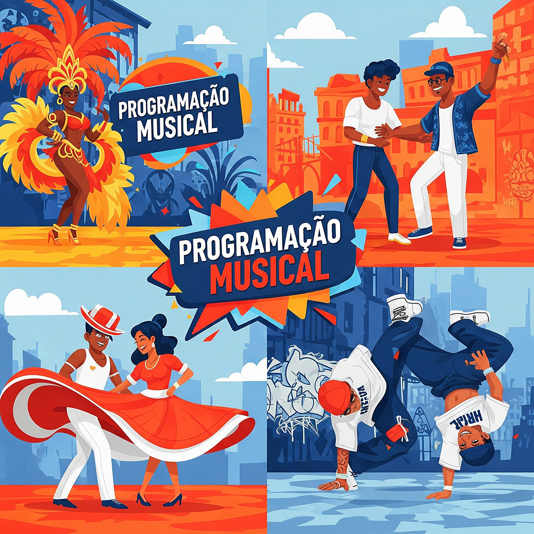 Imagem da programação musical